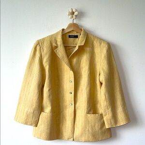 Sag Harbor Tan Blazer Classic Minimalist Design